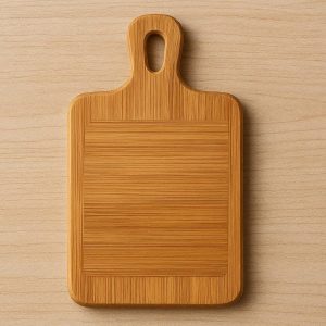 15 Compact Bamboo Cutting Board with Handle