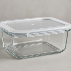 Glass Refrigerator Storage Container with Lid